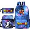 Dragon ball dragon ball three-piece set animation periphery new pencil case set leisure student backpack