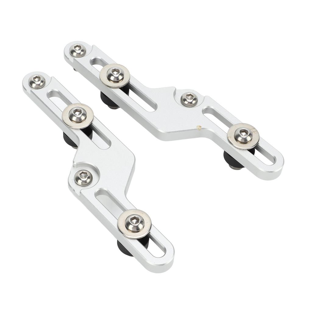 Motorcycle Windscreen Windshield Mount Bracket Kit Replacement for SUZUKI V‑STROM DL650 2017‑2020 Silver