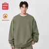 MINISO Men's Lamb Fleece Lined Crew Neck Sweatshirt