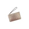 Coach Boxed 18 Crosshatch Zipper Star Sequin Double Card Slot Leather Clutch Women Clutch Gold 38641-SVGD