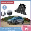 For MG MGS5 EV ES34 ES5 2024~2026 Carbon Fiber Car Door Window Middle Trim Cover B C Pillar Center Column Stickers Accessories
