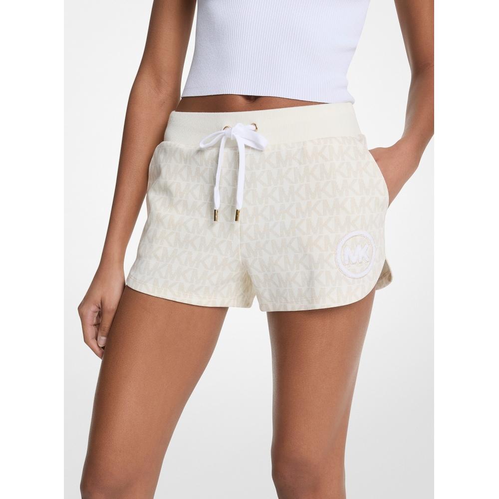 

Michael Kors Хлопковый шорт с принтом логотипа Mk Signature Jt530vajhm110 Кость S