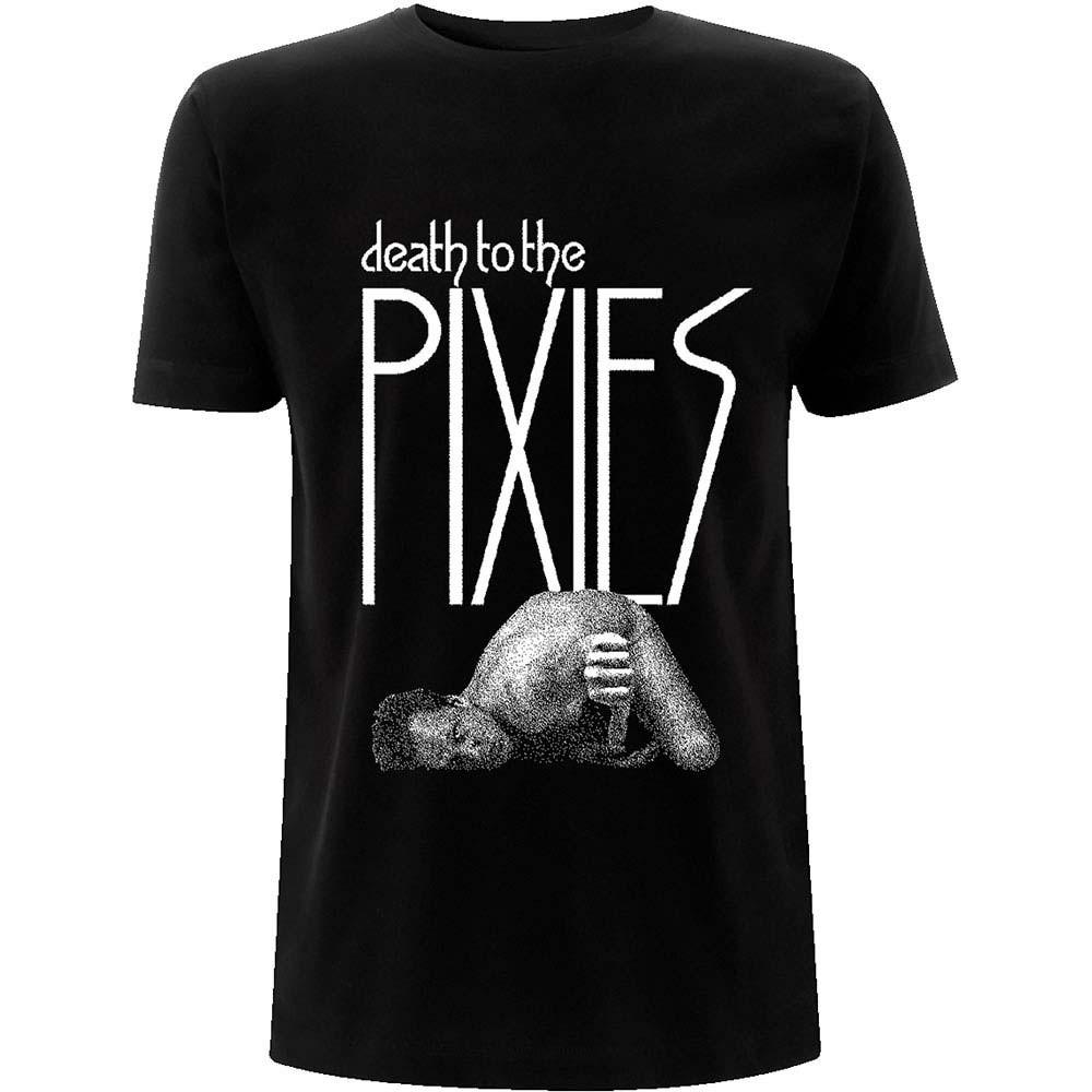 Men s Pixies Death To The Pixies Slim Fit T-shirt Medium Black XL