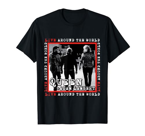 Футболка Queen X Adam Lambert Live Around the World