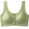 Langsha mother underwear women in the elderly seamless front buckle vest type large size women gather without steel ring bra women