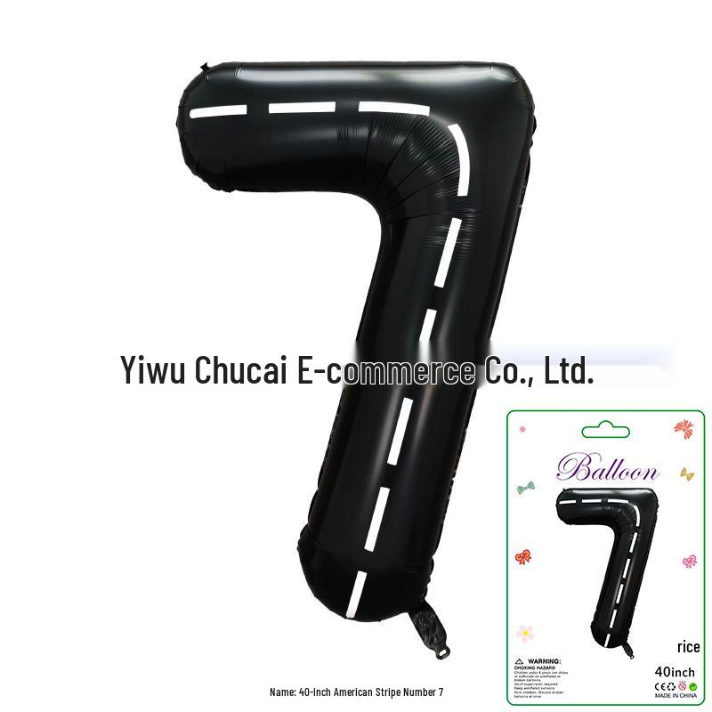 Décoration Bandeau Rayé à Carreaux Vache Dégradé 40" - Grand Chiffre pour Scène de Fête d'Anniversaire de Bébé