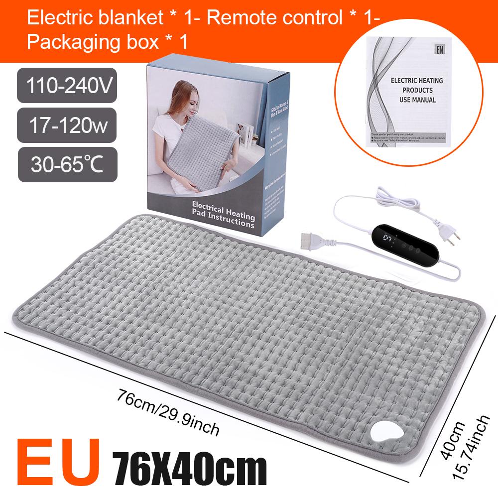 Electric Heating Pad Heat Mat with 2M Line Hot Compress Body Warming Thermal Mat for Abdomen Hand Thermal Mat Winter Warmer