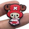 One Piece Cartoon Character Crocs Shoe Charms - Soft Rubber Decorative Accessories
