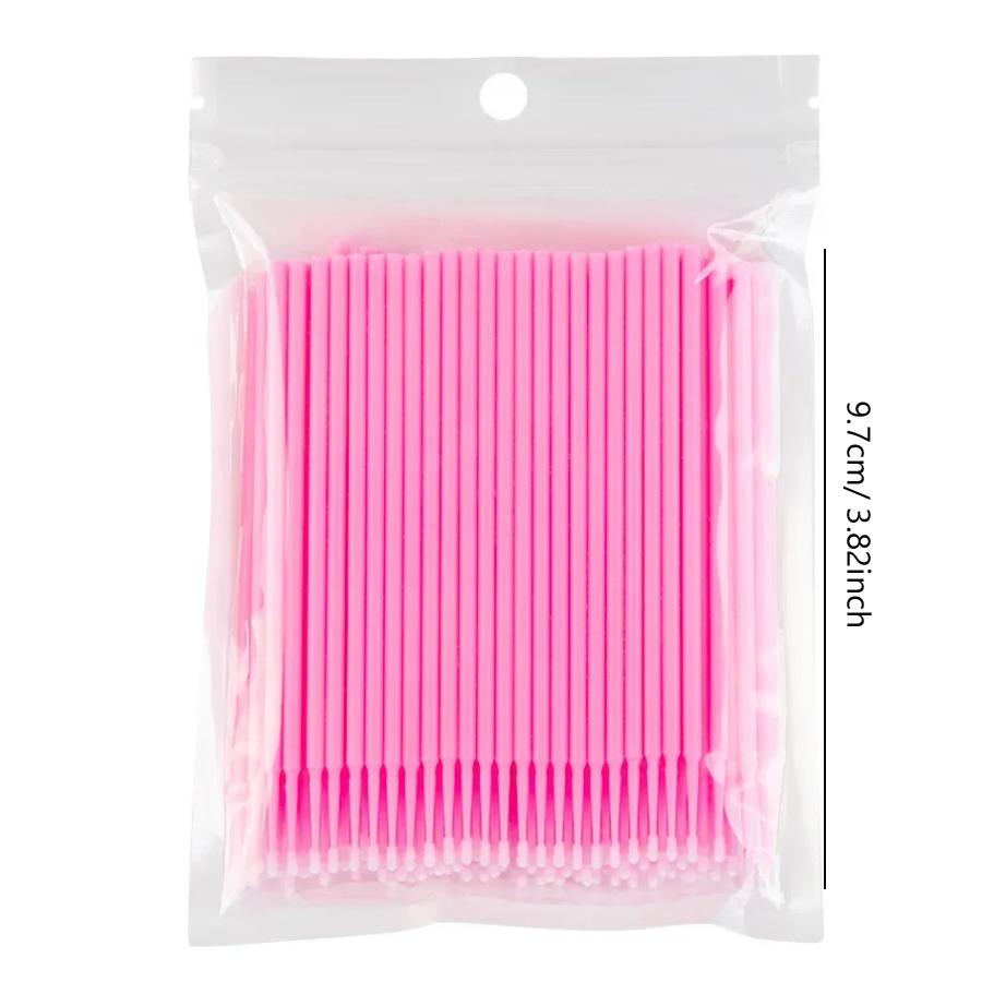 300/500/1000Pcs Eyelash Cleaning Brush Beauty Makeup Clean Remover Tool for Eyelash Extension Application Detail Work