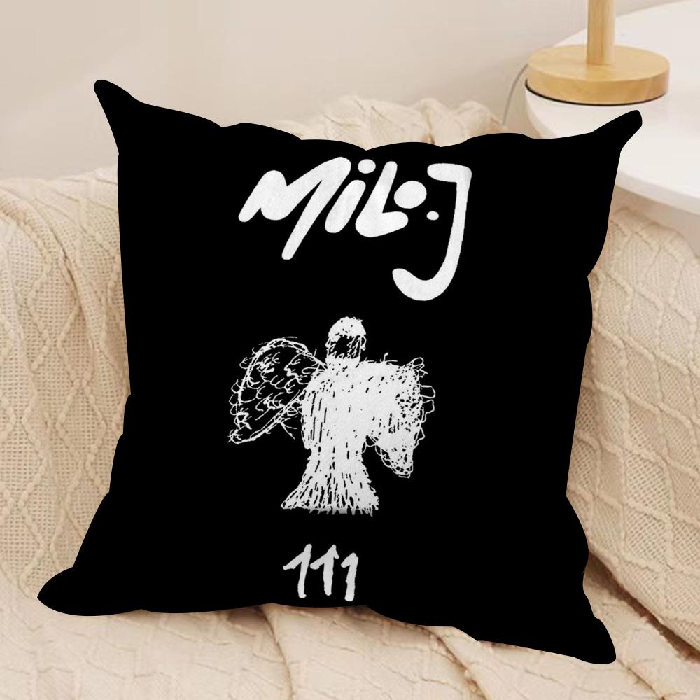 Argentinian MMilo J Rapper Cushion Cover Soft Plush Fabric DoubleSided Printed Sofa Cushion Cover for All Seasons Home Decor