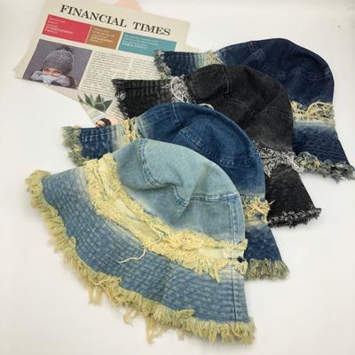 Frühling Herbst Mode Cowboy Fischerhut Outdoor Sonnenschutz Sonnenhut Retro Haariger Topfhut Weiblich