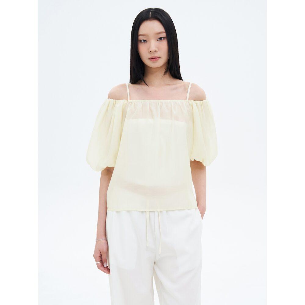 8Seconds Off-Shoulder Blouse Ivory Ivory/S