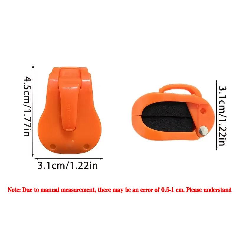 Bärbar Snabbfäste Fiskespöklämma - Verktygsfri Enhandshållare För Tvådelade Sötvattenspön, Säker Greppbetesorganiserare