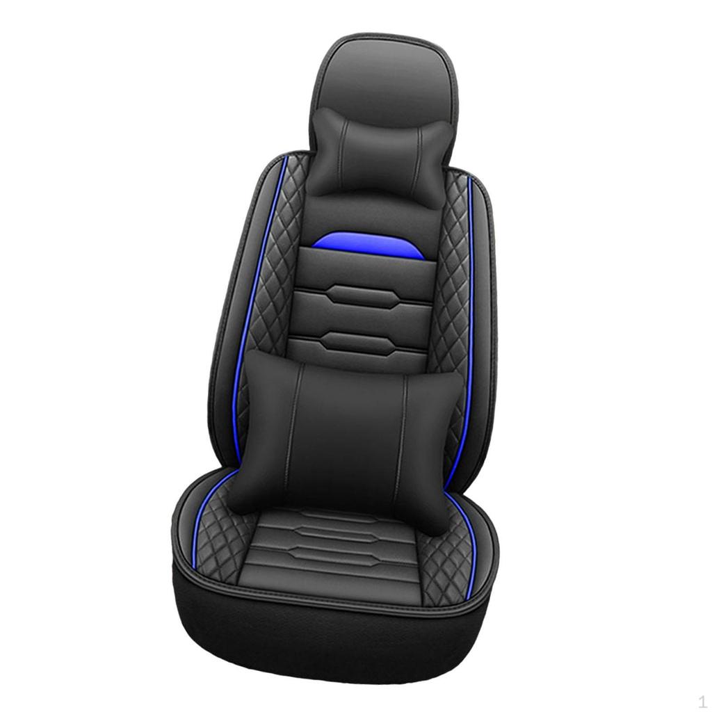 Excavator Seat Cover Accessories Protector Breathable PU Leather Wear Resistant Decorative Easy to