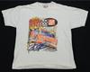 Seltenes Vintage CHASE Authentics Tony Stewart Makin’ Dust 1999 T-Shirt 90er Weiß L