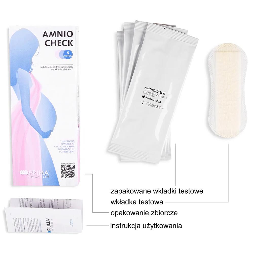 Amniocheck Amniotic Fluid Self-Test 5 pcs