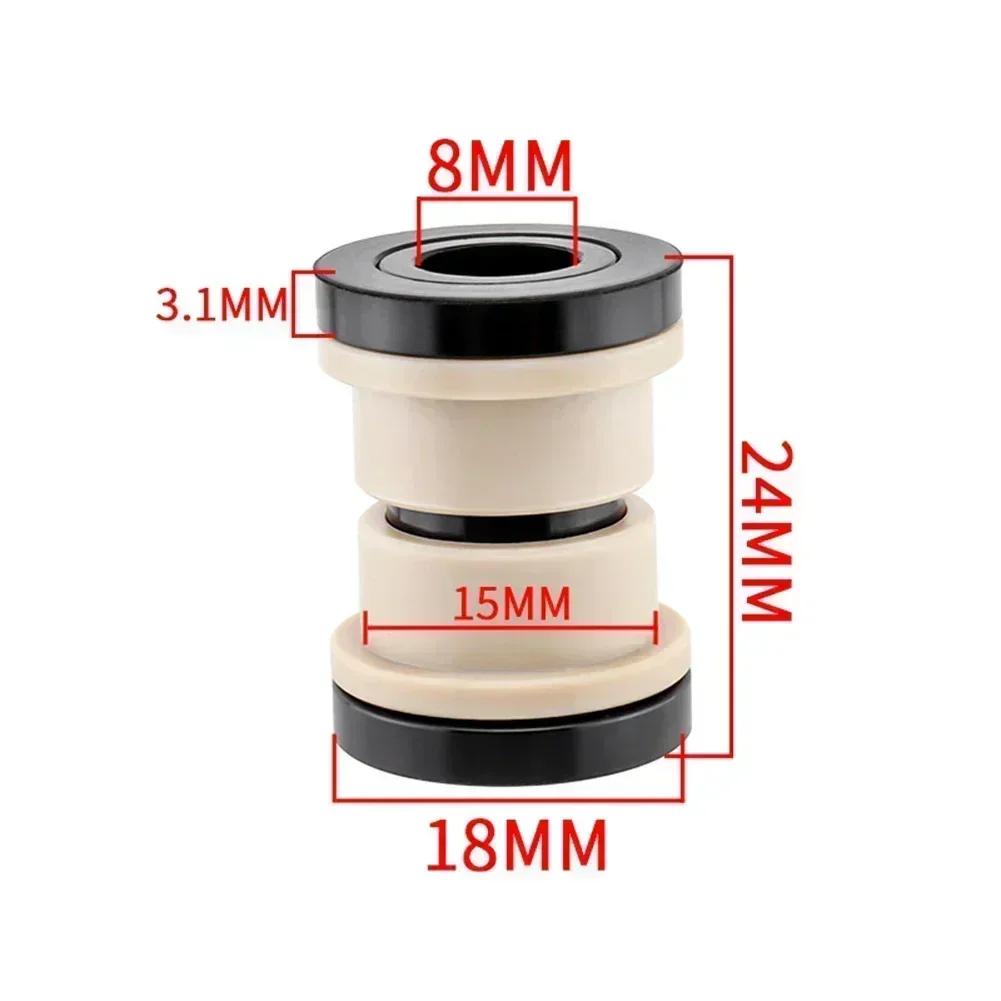 MTB Rear Shock Bushing Suspension Absorber Sleeve DU Bush ID 8mm OD 12mm 22-68mm Mountain Bike Accessories Spare Parts