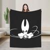 Hollow Knight Silksong Flannel Blanket Winter  Warm Soft Throw Blanket for Kids Adult Outdoor Funny Bedspread Sofa Bed Cover