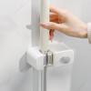 Punch-Free Wall-Mounted Mop & Broom Holder - Strong, Traceless Multifunctional Bathroom Clip
