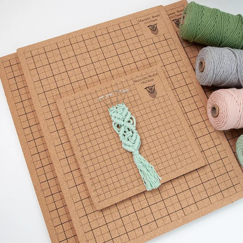 1Set Board Grided Cork Granny Square Crochet Crafting  Blocking For Knitting DIY Craft Supplies 2025
