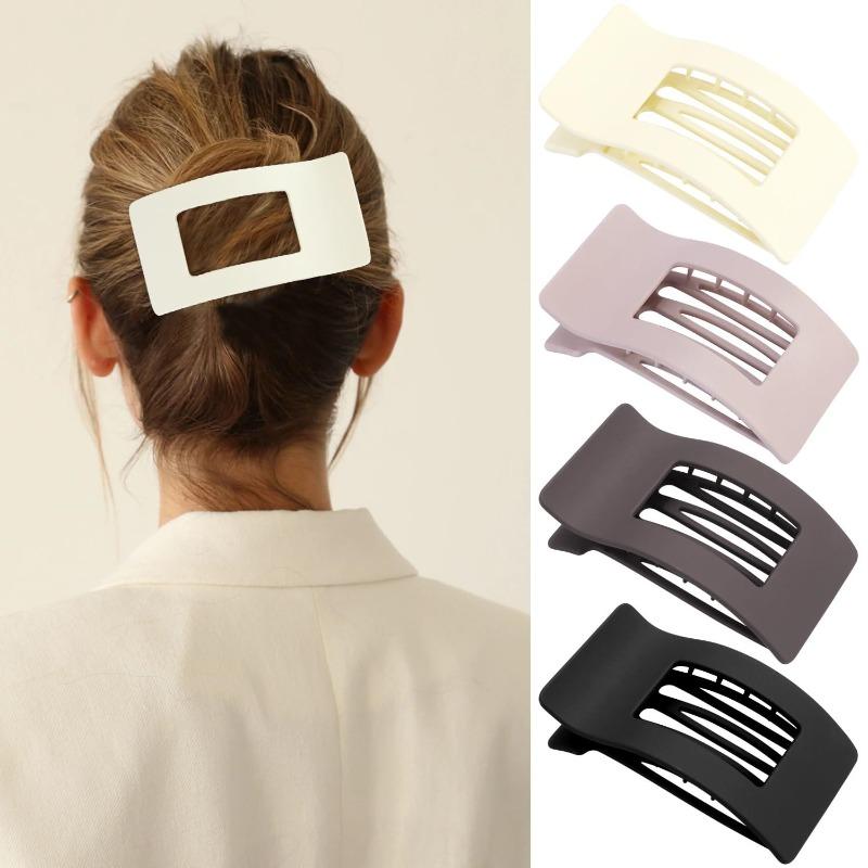 1 Simple Square Grip ClipSuitable All Seasonssuitable Daily Stylinghair Carefirm Gripdurable Materialsuitable Various Hairstyles