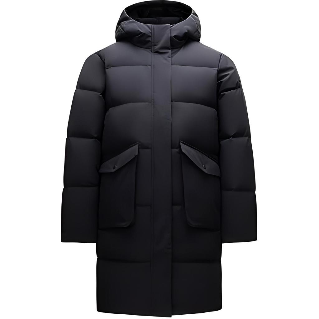 Anta Loose Warm Water-Resistant Down Jacket Women Outerwear Basic-Black 162517901-1