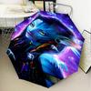Frontiers Of Pandora Umbrella Folding Umbrella, Automatic Umbrella 8-Frame for Travel, Camping Use Gift for Halloween Christmas