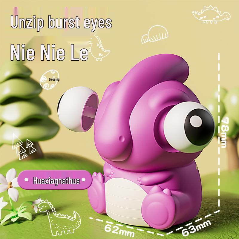 Creative Bubble-Blowing Pinchable Decompression Toy Doll for Students and Kids