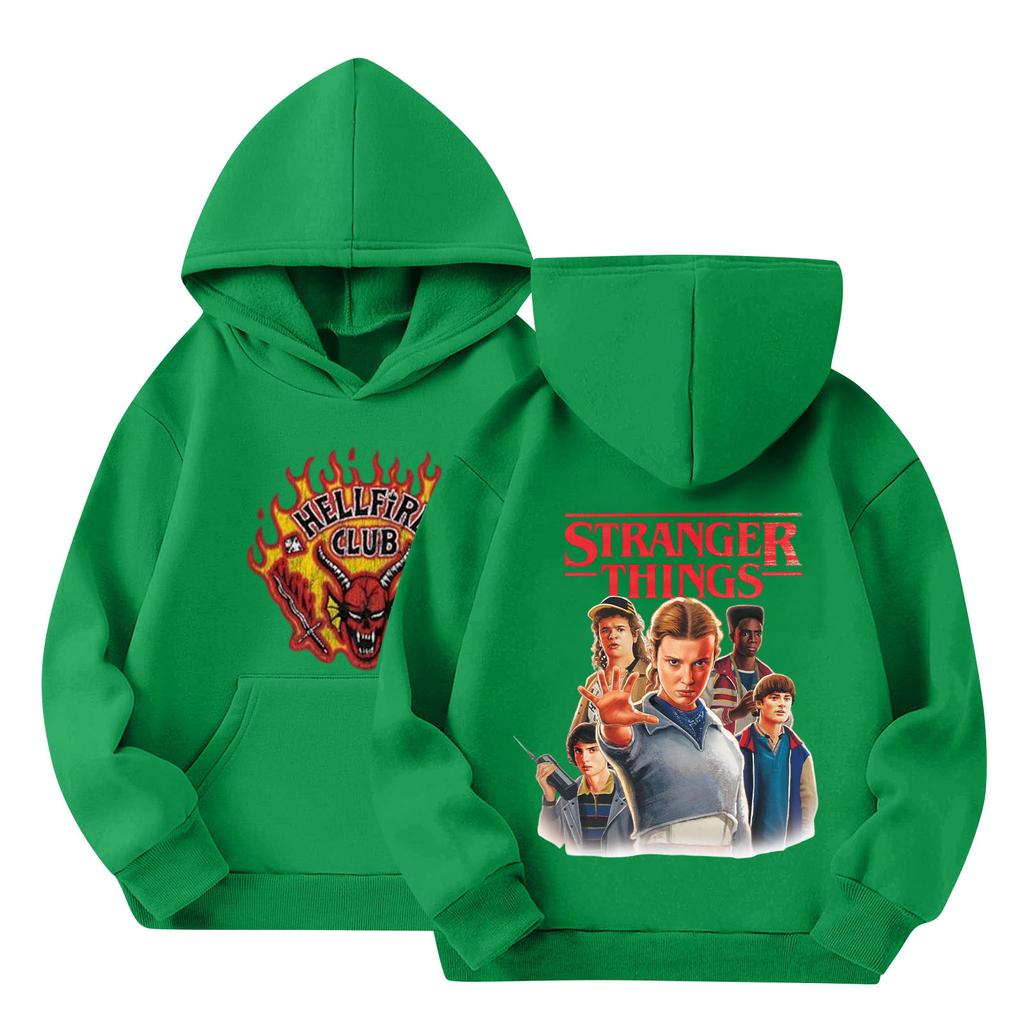 Kinder Kapuzenpullover mit Farbverlaufdruck Langarm Lockeres Sweatshirt Sweatshirt