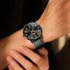 OLEVS Mens Watch Business Casual Roman Dial Waterproof Luminous Function Analog Quartz Date Gift