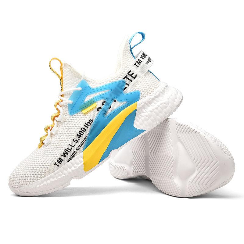Men's Sneakers Shoes Light Casual Fashion Running Elastic Leisure Outdoor Mesh Summer Sports Tennis Man Walking