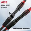 Carbon fiber fishing rod 1.8m 2.1m 5 Speed Casting 4 Speed Spinning Rod Ultralight Carbon Fiber Fishing Rod for Freshwater Travel