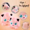 30-45Cm Cute Jigglypuff Pokémon Plush Toy Soft Cartoon Anime Jigglypuff Stuffed Pillow Girls Pink Room Decoration Doll Xmas Gift