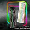 "Value E-sports K104 Mechanical Gaming Keyboard, Wired USB, Blue/Red Switches, Backlit for Office and Gaming Use"