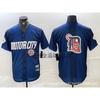 Unisex MLB-Style Baseball Jersey With Embroidered Striped Design Men Women Sportswear
