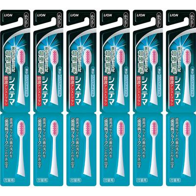 Sonic Assist Brush Replacement Brush Normal Pink 2 X 6 Pieces (Electric)