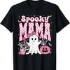 Gruselige Mama Groovy Vintage Geist Halloween Gruselige Mama Mutter T-Shirt