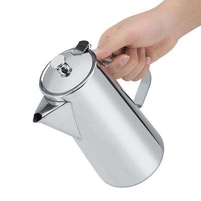 2 Liter Capacity Stainless Steel Teapot Stainless Steel Tea Kettle  Restaurant Use