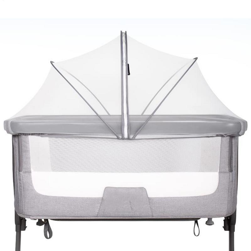 Crib Netting Mesh Portable Bassinet Cover Mos-quito Net Cover For Playard Cradle Co-Sleeping Travel Camping Outdoor Naps