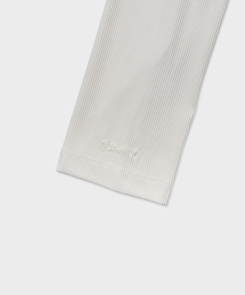 TTUDEMENT Twist Jersey Blouse_Ivory