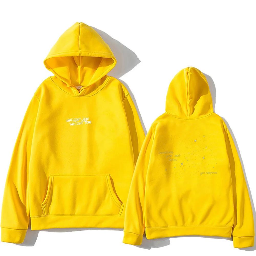 Ariana Grande Twilight City Constellation Hip Hop Casual Men Women Fashion Large Size Y2K Sport Hoodie Autumn Winter Sweatshirt