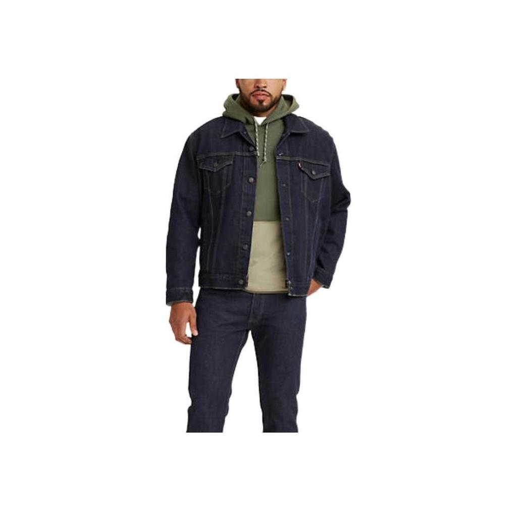 Levi's Klassische Trucker-Jeansjacke Dunkelblau Herren 72334-0134