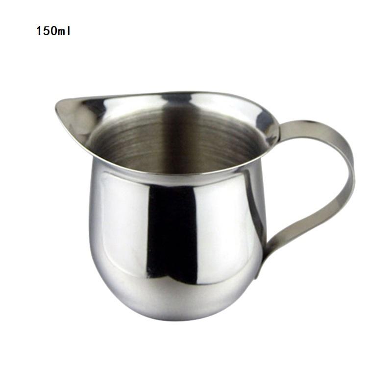 Stainless Steel Milk Jug Cup Frother Coffee Latte Art Flower Cup Espresso Cappuccino Maker Milk Foamer Pitcher 60/90/150/300ml