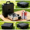 Frosted Card Stove Storage Box: Portable Outdoor Camping Picnic Tool
