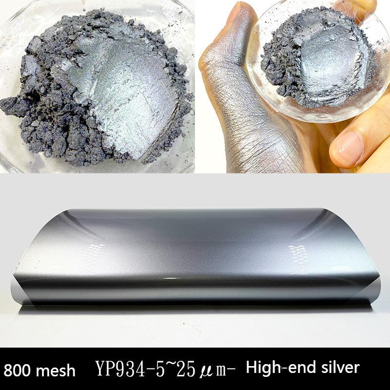 1000g High Temperature Resistant Silver Gold Pearlescent Powder DIY Injection Molding Spraying Paint Ink Pigment Mica Powder Pearlescent powder
