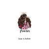 Beautiful Princess Parches Crown Princess Patch Fashion Iron On Diy Accessory Heat Transfer Stickers Clothes Iron-On Transfer