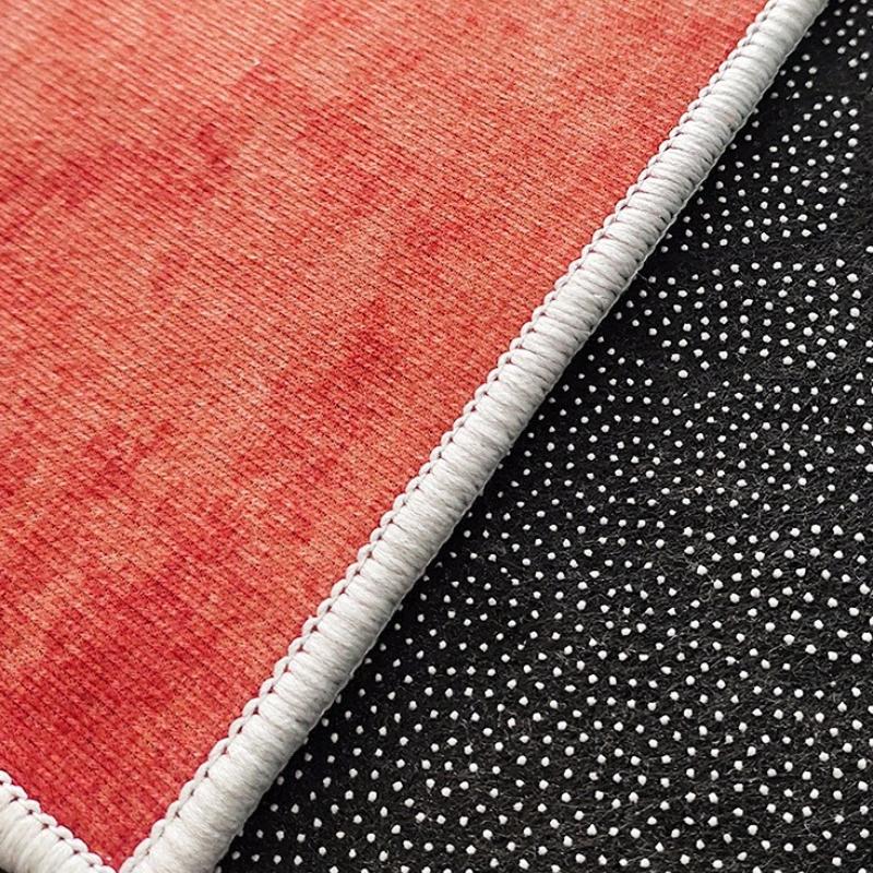 Minimalist Style Bedroom Decor Round Carpet Gradient Color Carpets for Living Room Washable Lounge Floor Mat Home Anti-slip Rug