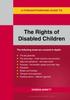 The The Rights Of Disabled Children Book