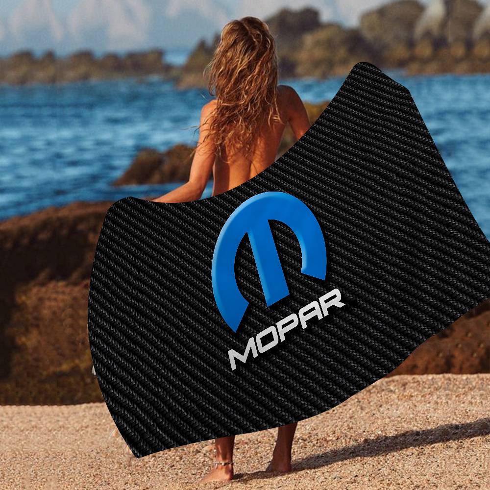 M-Mopar Coperta in Microfibra Asciugatura Rapida Teli da Spiaggia Stampa Sovradimensionata Super Assorbente Coperta Asciugamano per Piscina