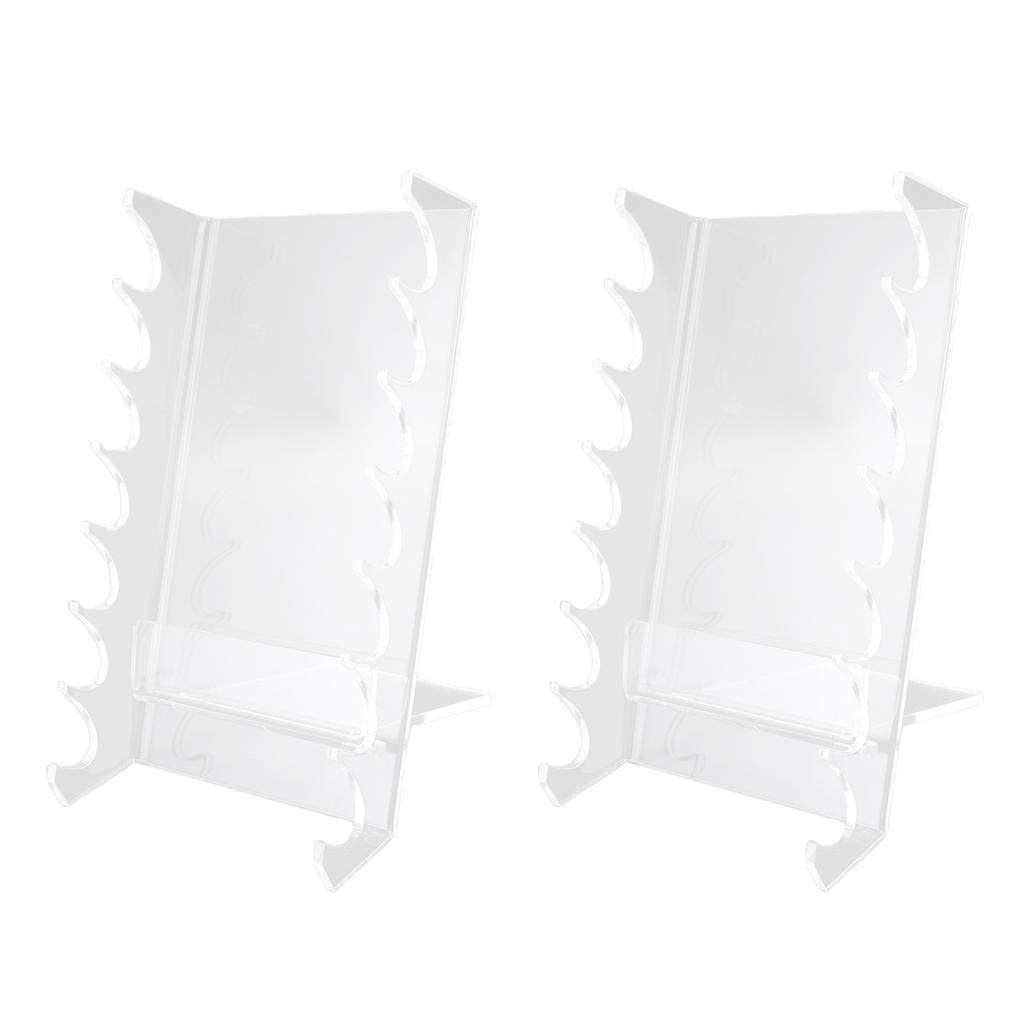 2 Stück Make-up Pinselhalter für Waschtisch Acryl Stifthalter Ständer Make-up Pinsel Trockenständer für Pinsel Schreibtisch